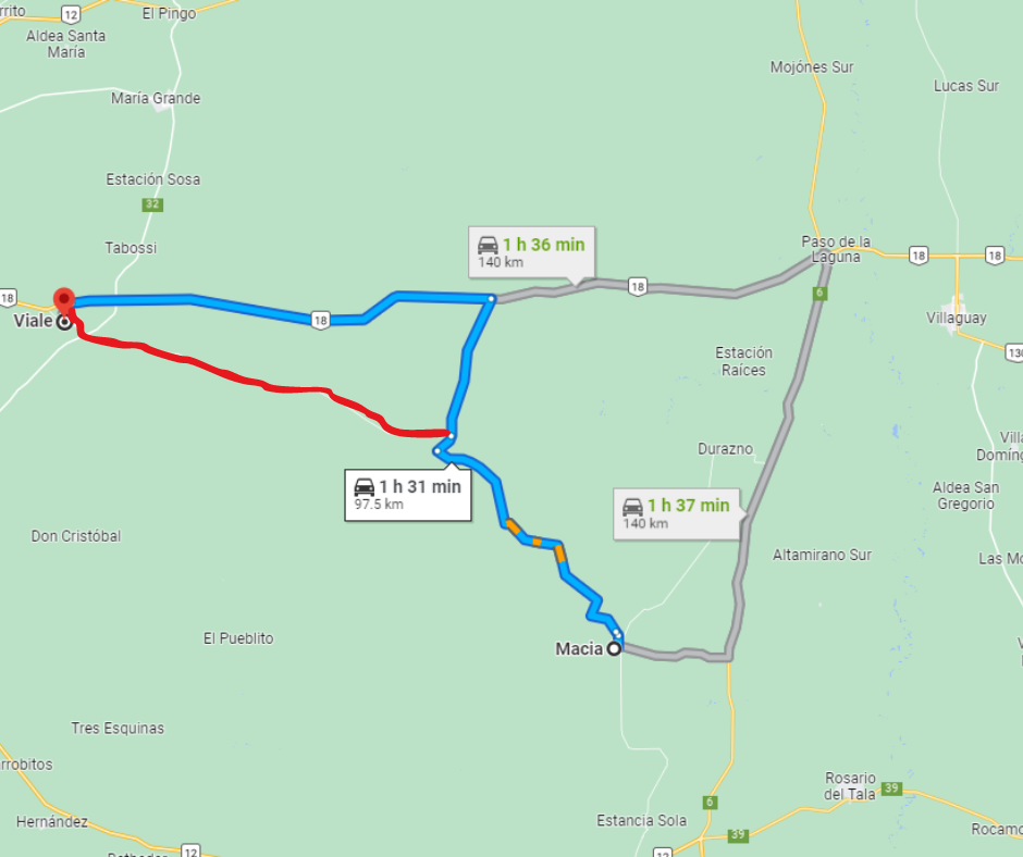 Productores cortarán la ruta: Reclamarán por el mal estado del camino ...